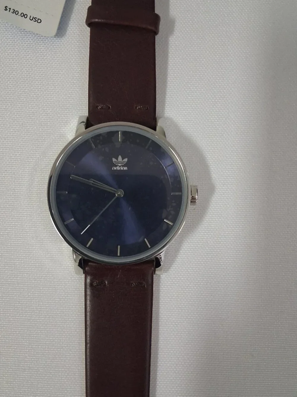 Adidas Men's District L1 Blue Dial Watch - Z08-2920 NWT